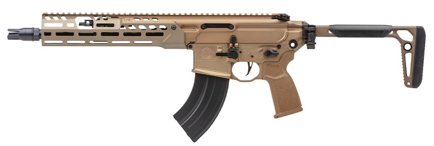 Sig Mcx Spear Lt Sbr 762x39mm 115 Barrel M Lok Folding Stock Coyote 30rd Short Barrel 5116